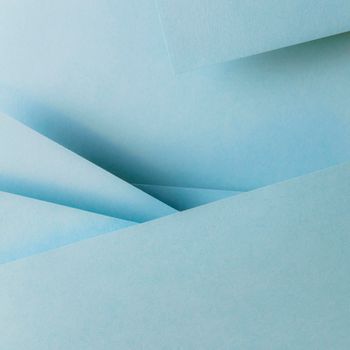 blue color papers geometry composition banner background