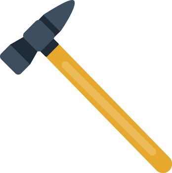 Hammer icon. Construction tool symbol. Handyman equipment