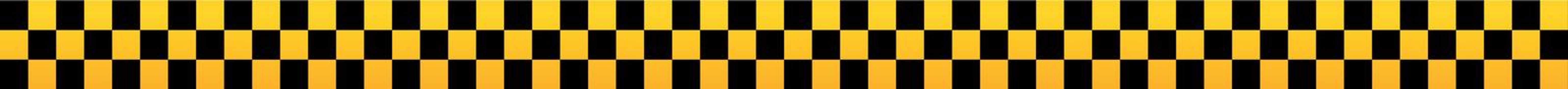 Yellow black checkered stripe. Cab or taxi pattern.