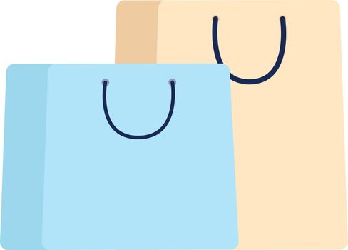 Shopping bags icon. Purchase in paper package