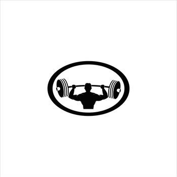 fitness logo vector design illustration background