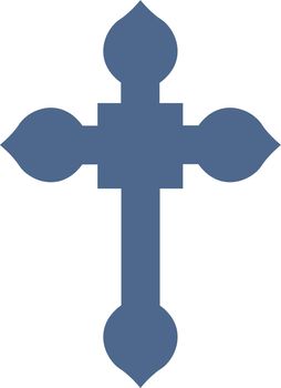 Roman cross symbol. God sign. Holy icon