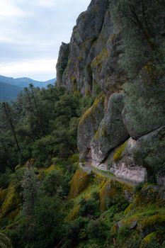 Hiking in Pinnacles National Park of California