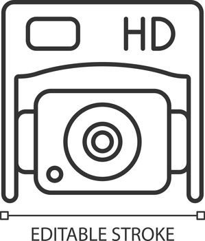 HD bottom camera linear manual label icon