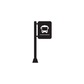 Bus stop icon vector symbol illustration design.