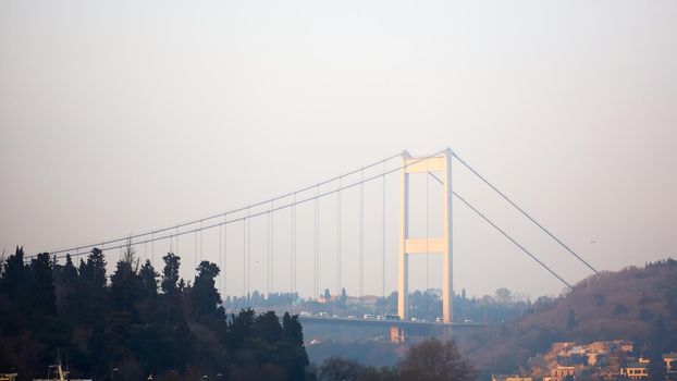 Fatih Sultan Mehmet Bridge. Istanbul, Turkey.