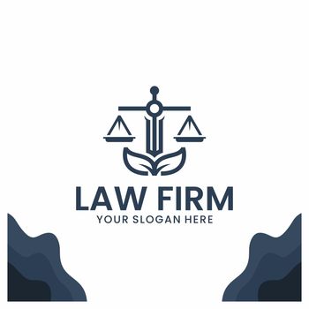 natural law firm logo template