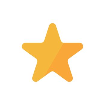 Star icon. Rating and review icon. Vector.