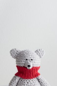Crochet knitting cute teddy bear