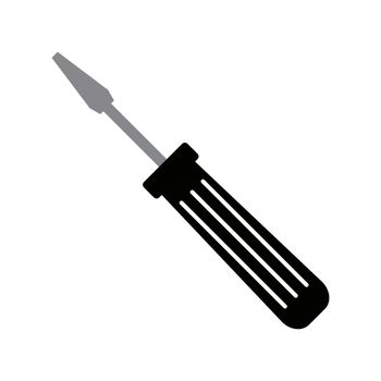 Screwdriver icon. Work tool vector.