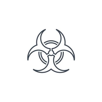 Biological Hazard Vector Icon