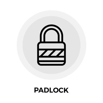 Padlock vector flat icon