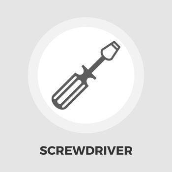 Screwdriver icon flat