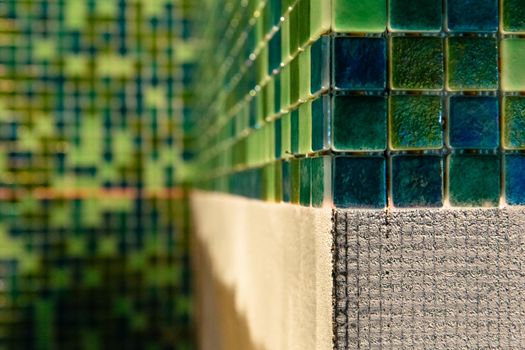 Process of building a sauna, mosaic tile bathrooms