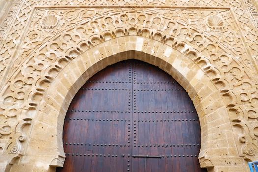 Gate of Kasbah of the Udayas in Rabat, Morocco