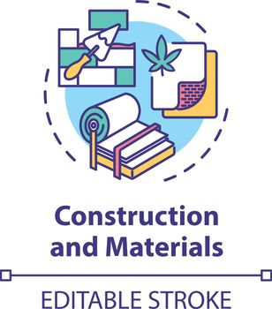 Construction and materials concept icon