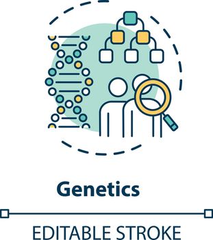 Genetics concept icon