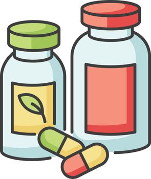 Pharmacy RGB color icon