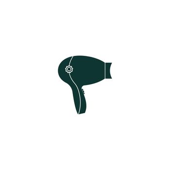Hair dryer logo