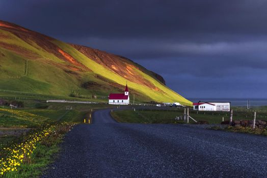 Church under the Mountain Iceland