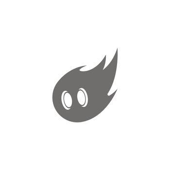 Ghost logo icon design illustration