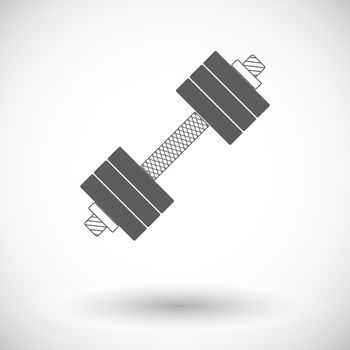 Dumbbell icon.