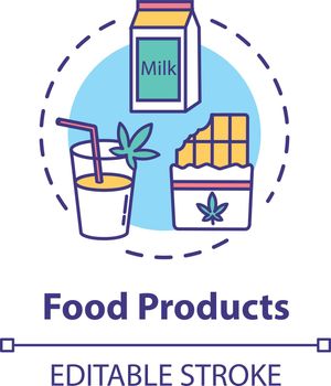 Food products concept icon