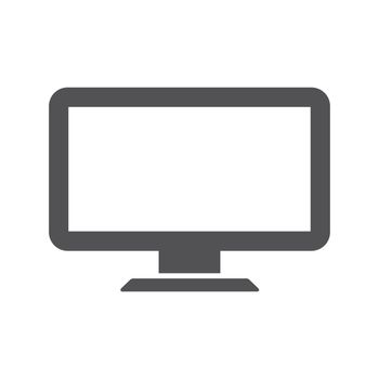 Desktop pc icon. Computer icon. Vector.