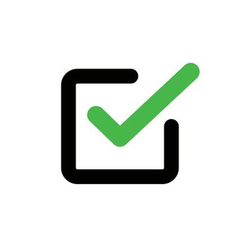 A checkbox icon with a checkmark protruding from it.