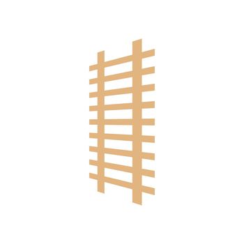 Icon of a ladder. A tool to climb up and down. Vectors.