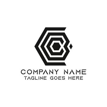 Letter C logo design template