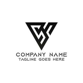 Letter SS logo design template