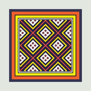 Toraja traditional pattern (Tator) artwork design