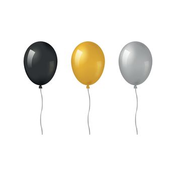 Helium balloons.