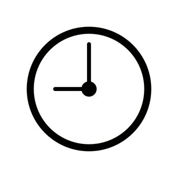 Clock icon. Display of time. Vector.