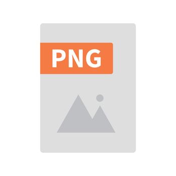 Png file icon. Vector data.