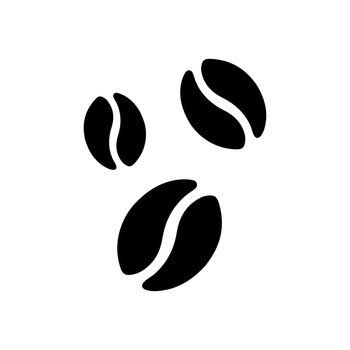 Coffee bean symbol sign. Coffee bean icon Isolated. Vector EPS 10