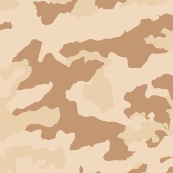 Background texture military khaki sand camouflage - Vector illustration