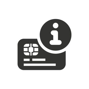 Payment Card Instruction icon. Meticulously designed vector EPS file.