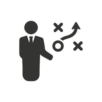 Business Strategic Planning icon. Meticulously designed vector EPS file.