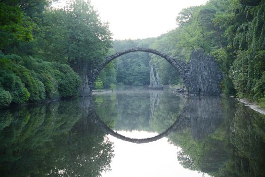 Rakotzbrucke Devil Bridge in Germany