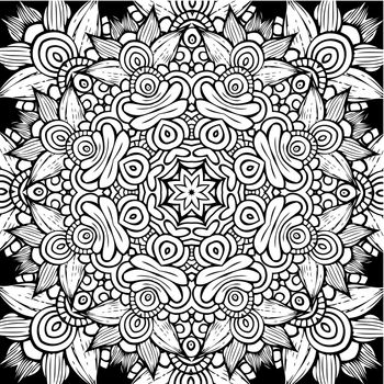 Circle decorative ornamental pattern