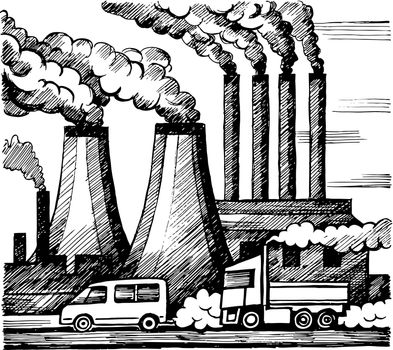 Ecology air and atmosphere pollution