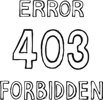 403 connection error.