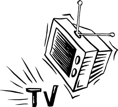 TV television cartoon illustration