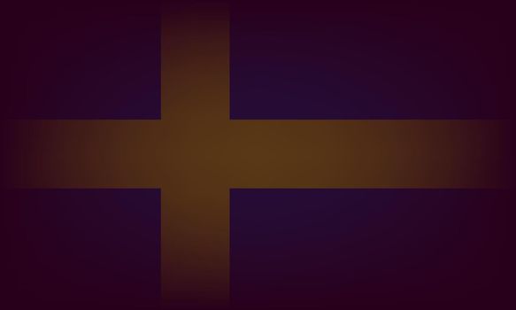 Sweden flag dark background. Sweden national flag Vector illustration EPS 10
