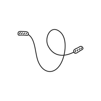 Doodle jump rope icon