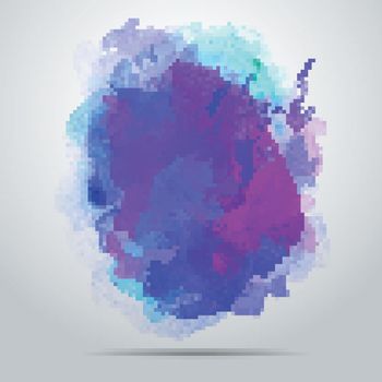 Vector watercolor paint abstract background