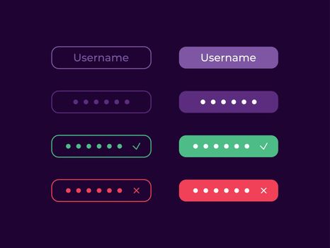 User protection UI elements kit