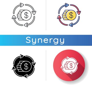 Capital synergy icon